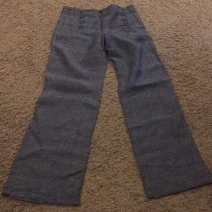Sailor pants chambray